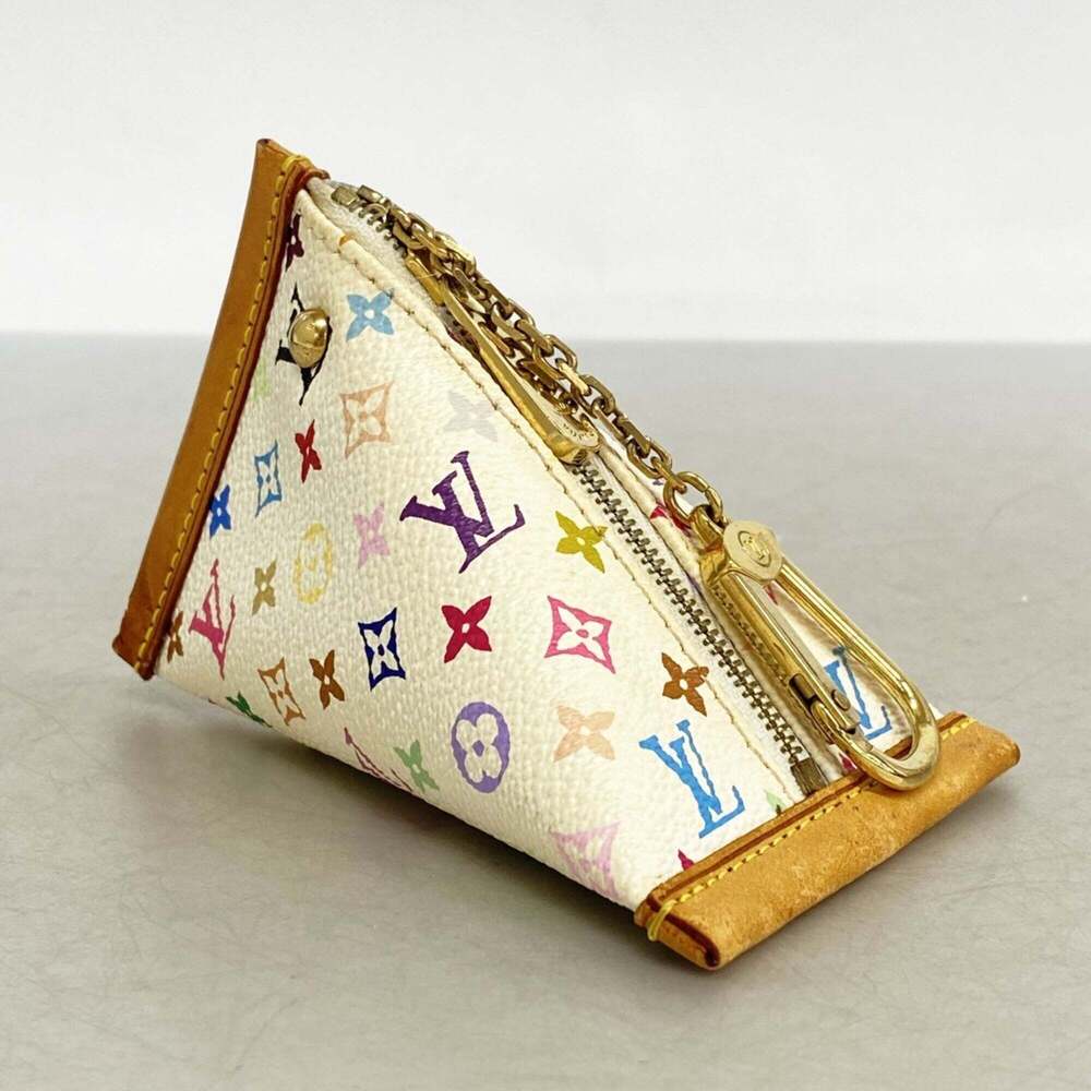 Louis Vuitton Monogram Multicolor Berlingo Wallet/Coin Case M58028 Blanc (Wom... - Picture 2 of 7